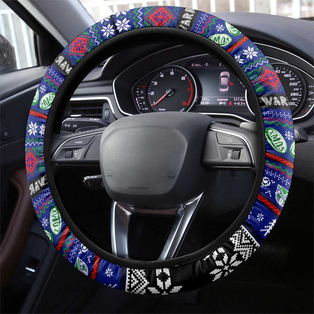 New Zealand Warriors Rugby Xmas Steering Wheel Cover Australia NRL Mascot