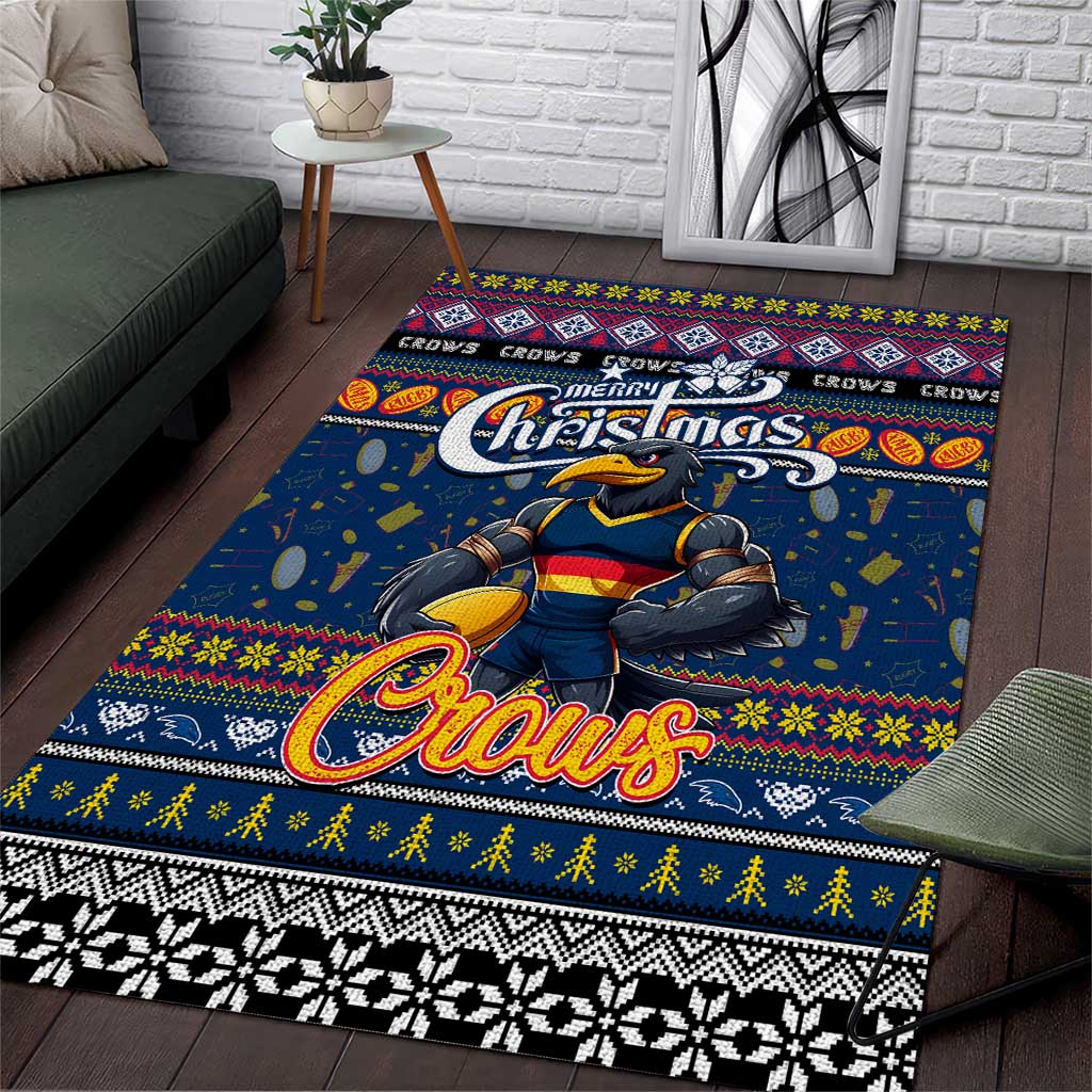 Crows Football Xmas Area Rug Australia AFL Mascot - Vibe Hoodie Shop