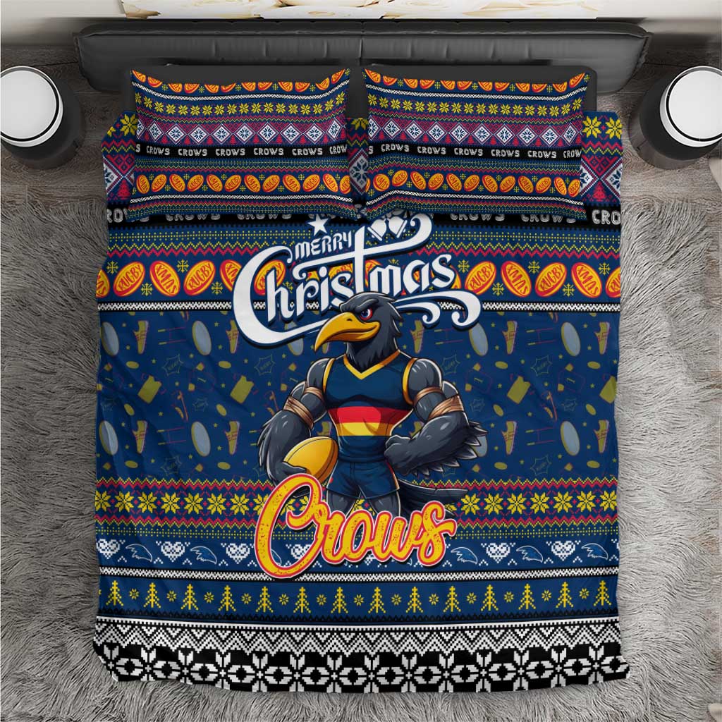 Crows Football Xmas Bedding Set Australia AFL Mascot - Vibe Hoodie Shop
