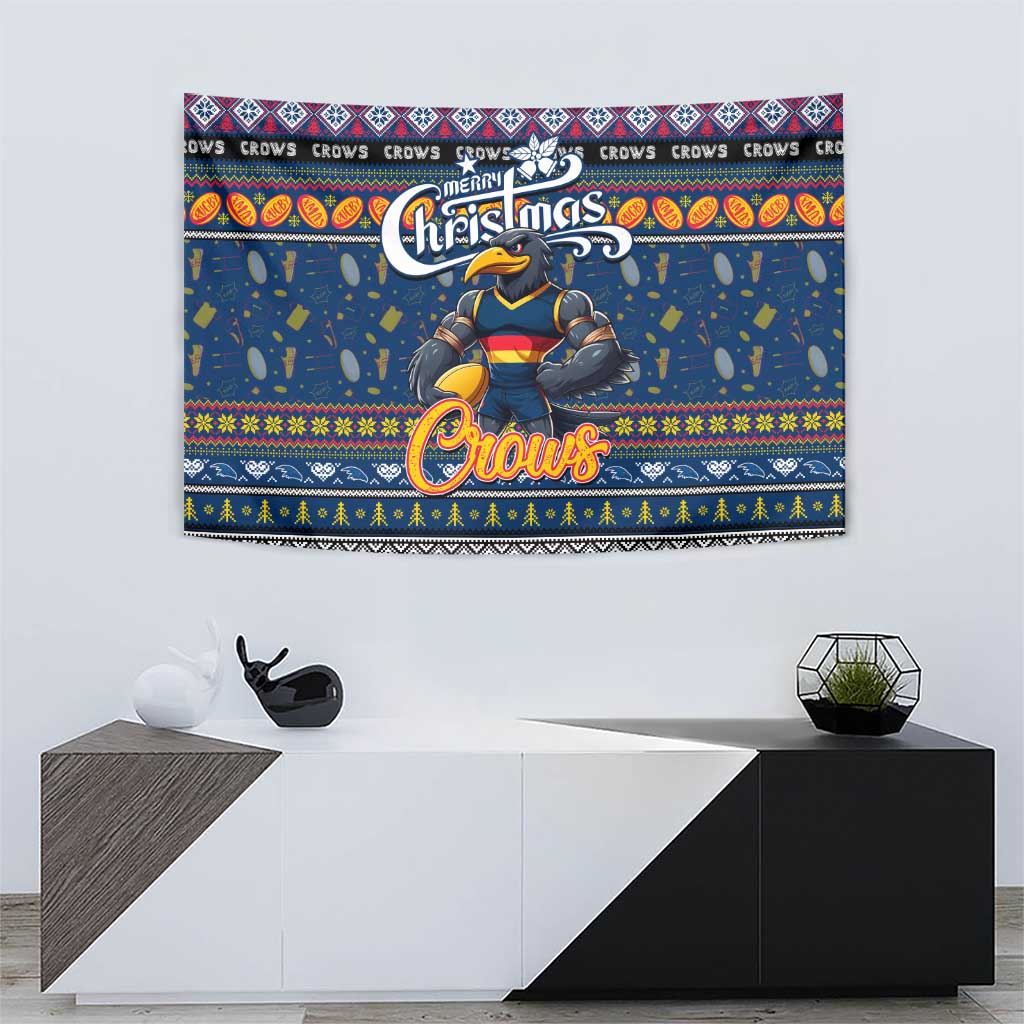 Crows Football Xmas Tapestry Australia AFL Mascot - Vibe Hoodie Shop