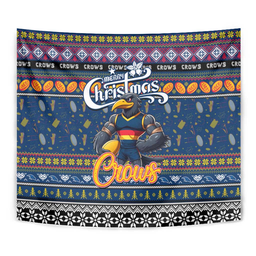 Crows Football Xmas Tapestry Australia AFL Mascot - Vibe Hoodie Shop