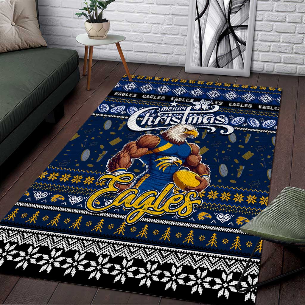 Eagles Football Xmas Area Rug Australia AFL Mascot - Vibe Hoodie Shop