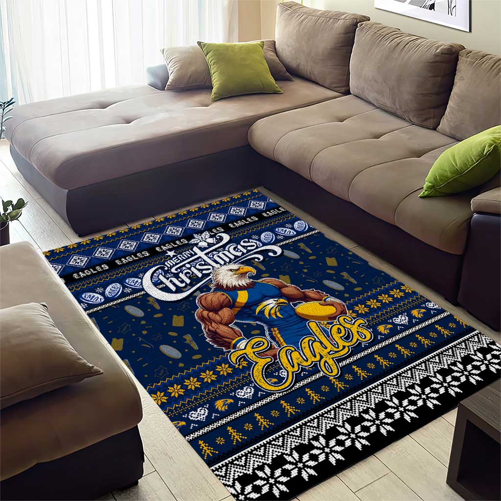 Eagles Football Xmas Area Rug Australia AFL Mascot - Vibe Hoodie Shop