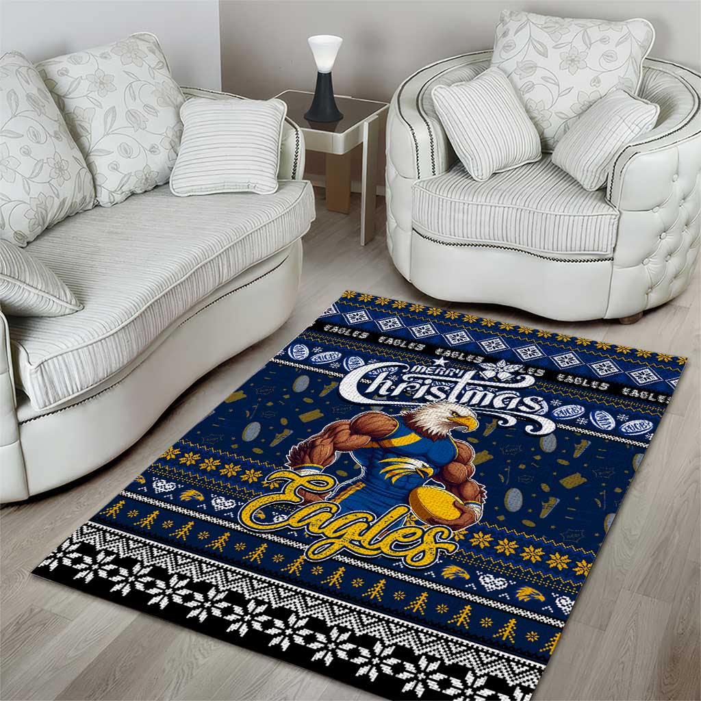 Eagles Football Xmas Area Rug Australia AFL Mascot - Vibe Hoodie Shop