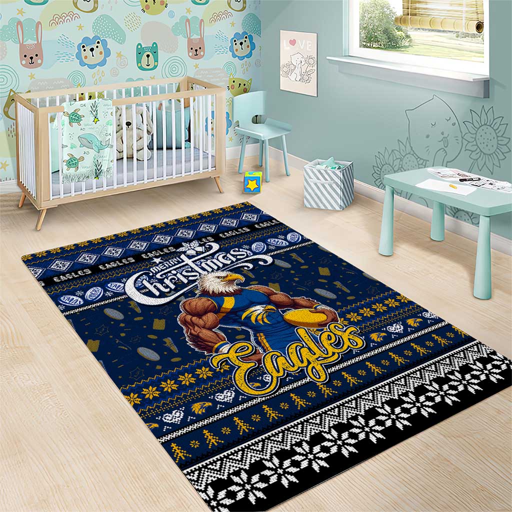 Eagles Football Xmas Area Rug Australia AFL Mascot - Vibe Hoodie Shop