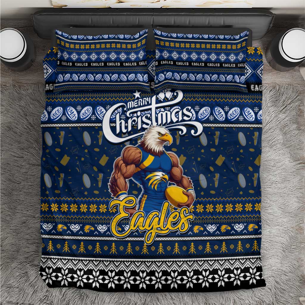 Eagles Football Xmas Bedding Set Australia AFL Mascot - Vibe Hoodie Shop