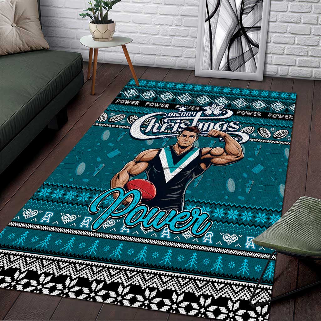 Power Football Xmas Area Rug Australia AFL Mascot - Vibe Hoodie Shop