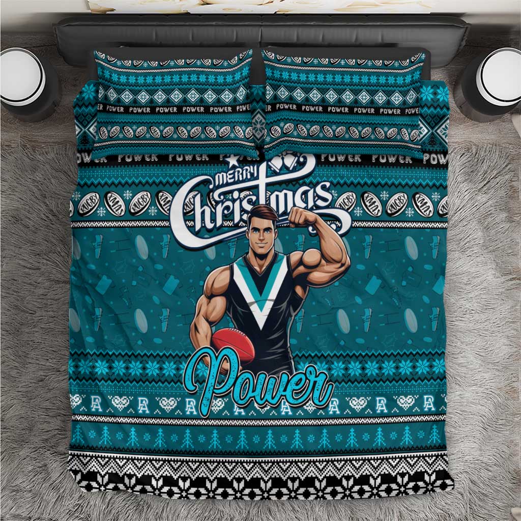 Power Football Xmas Bedding Set Australia AFL Mascot - Vibe Hoodie Shop