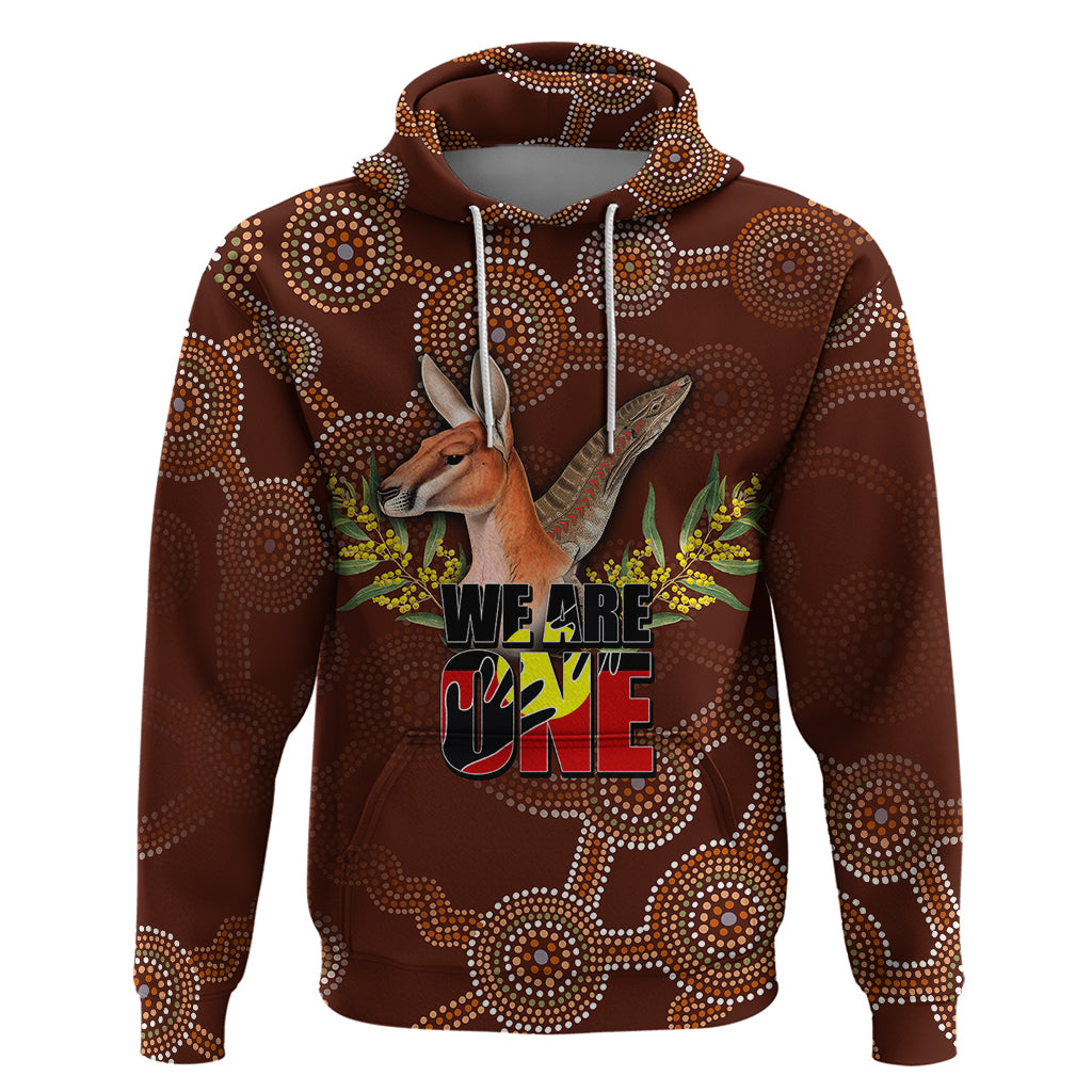 We Are One Koori and Australia Hoodie Aboriginal Pattern - Vibe Hoodie Shop