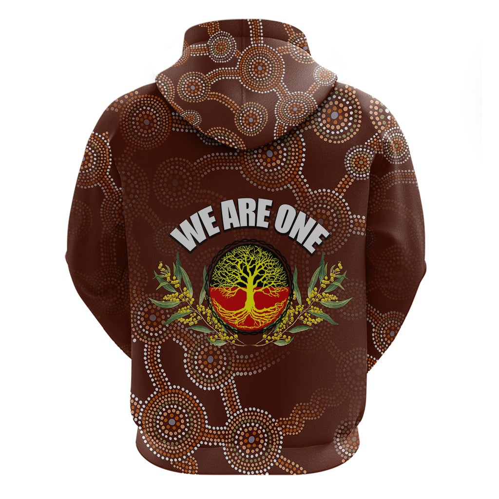 We Are One Koori and Australia Hoodie Aboriginal Pattern - Vibe Hoodie Shop