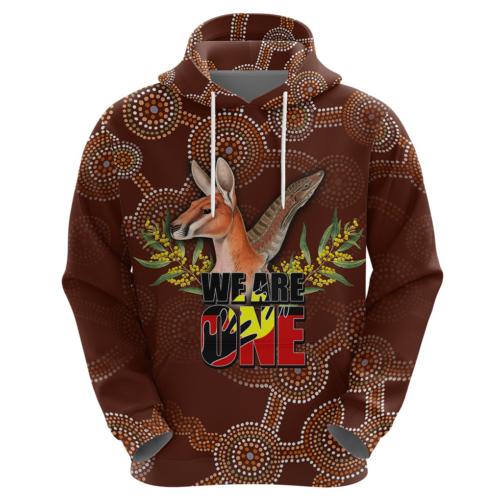 We Are One Koori and Australia Hoodie Aboriginal Pattern - Vibe Hoodie Shop
