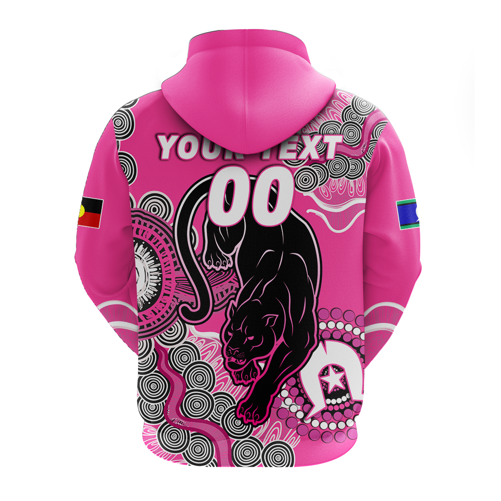 (Custom Personalised) Panthers Rugby NAIDOC 2022 Aboriginal Hoodie - LT12 - Vibe Hoodie Shop
