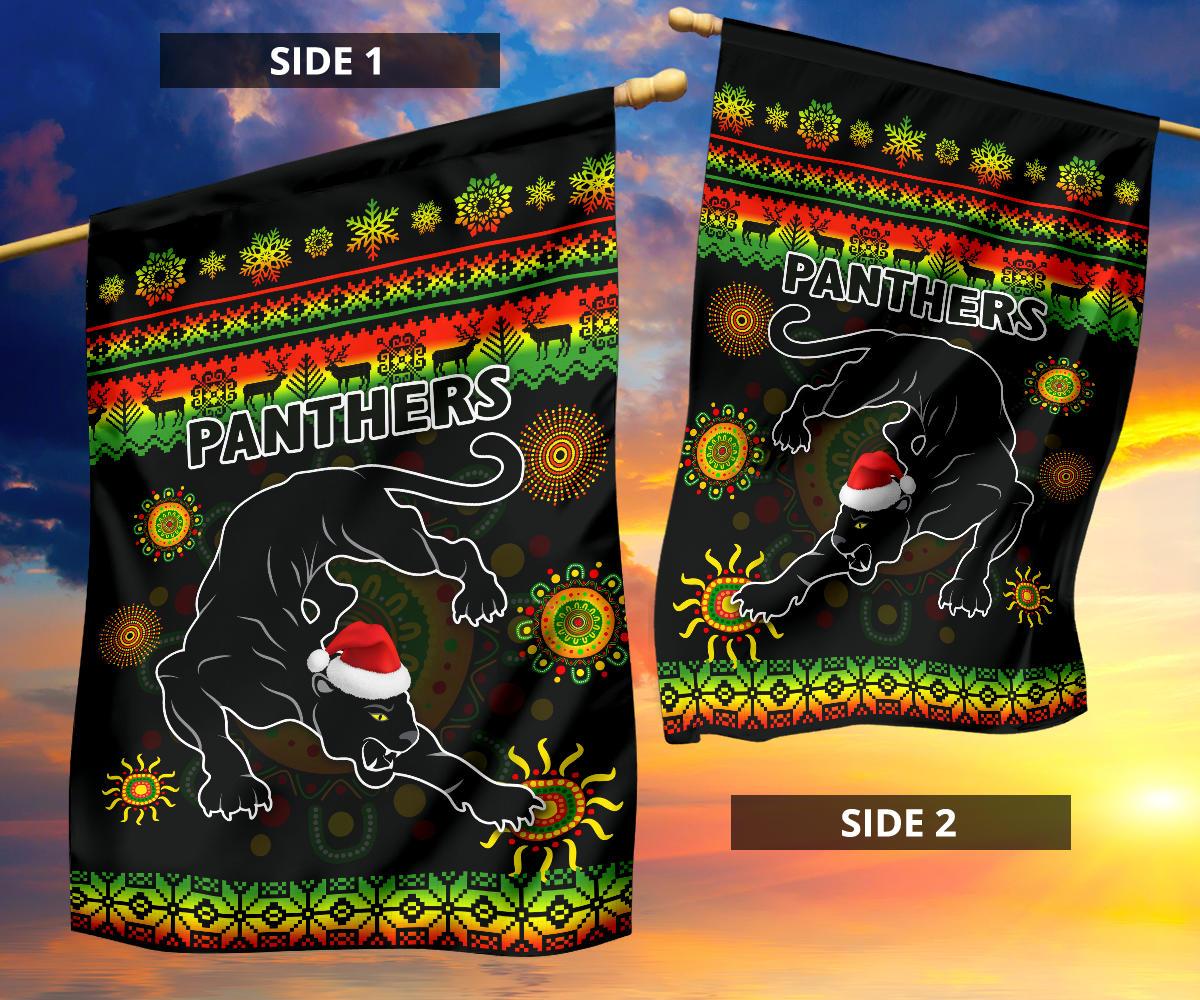 Penrith Panthers Christmas Flag Indigenous - Vibe Hoodie Shop