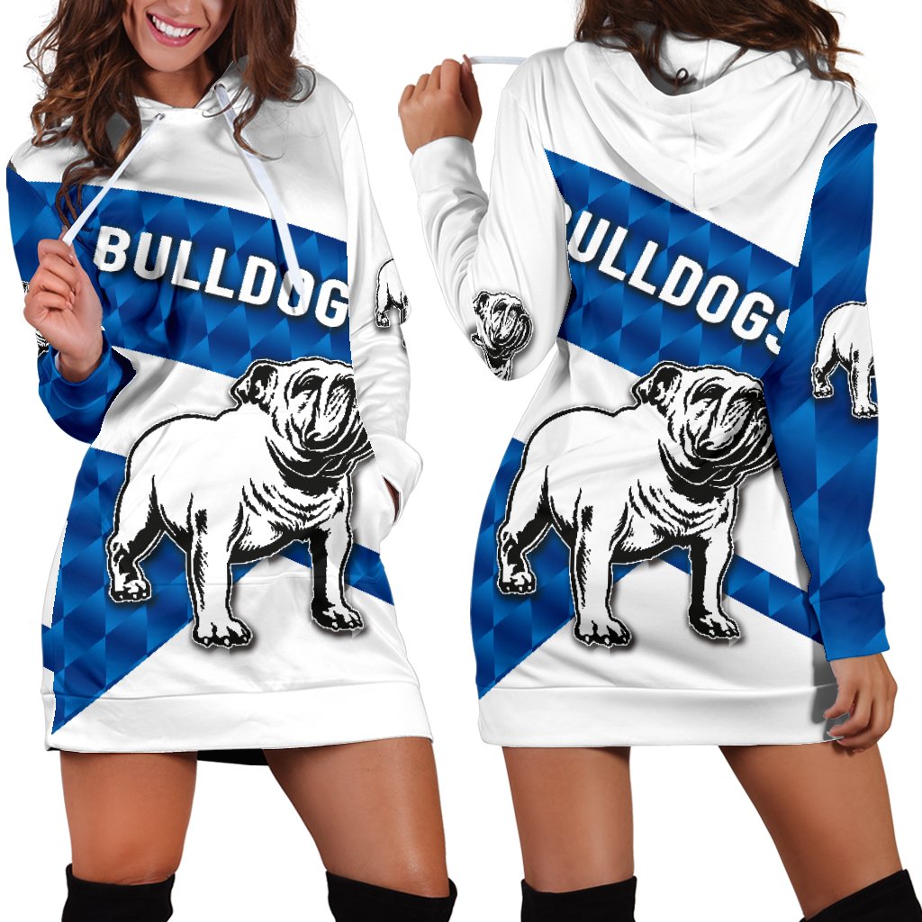Bulldogs Hoodie Dress Sporty Style - Vibe Hoodie Shop