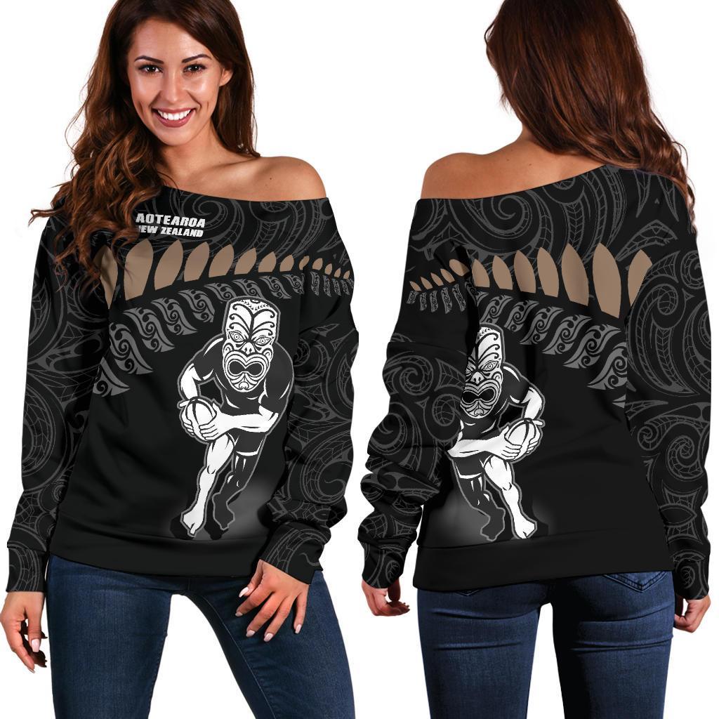 New Zealand Sweater Rugby Warrior - Vibe Hoodie Shop
