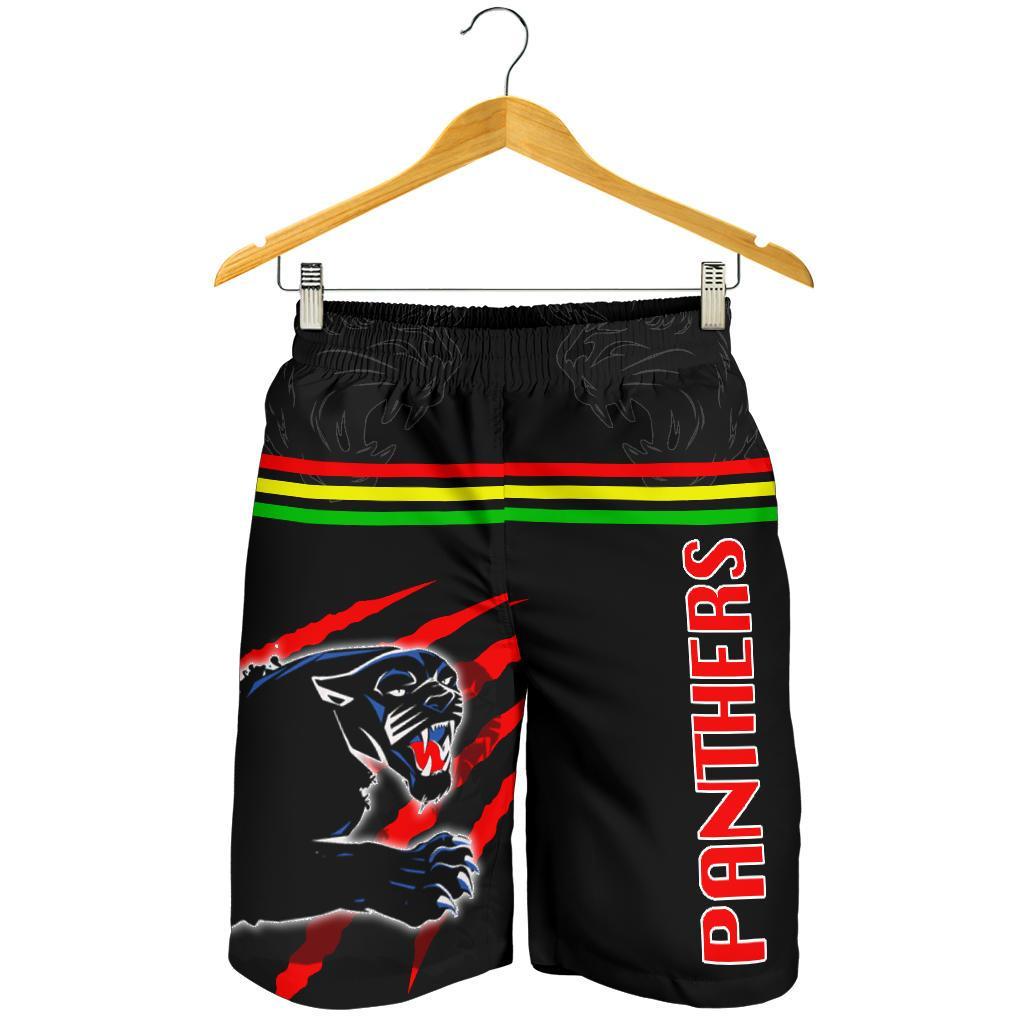 Panthers All Over Print Men's Shorts Claws - Vibe Hoodie Shop