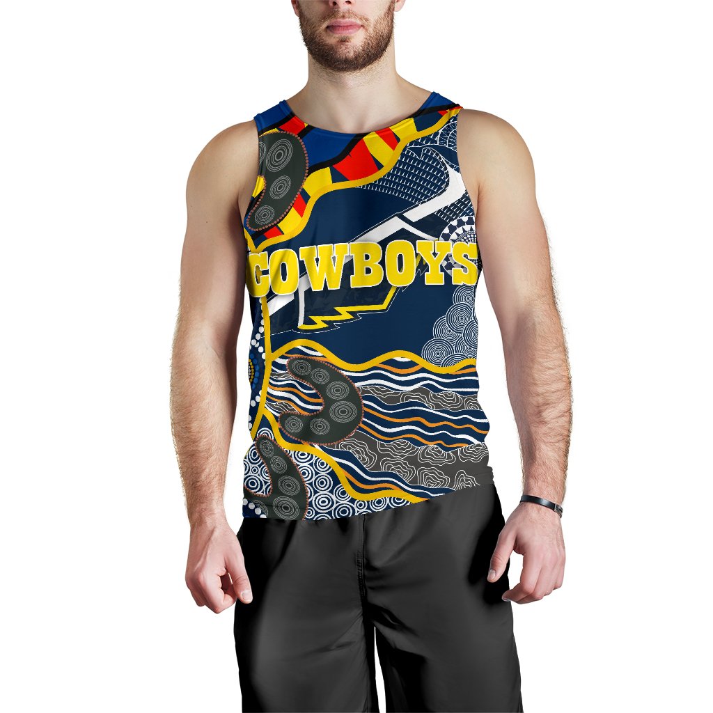 Cowboys Men Tank Top Unique Indigenous - Vibe Hoodie Shop