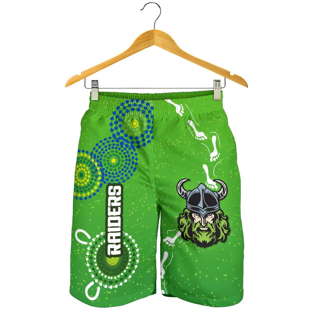 Canberra Raiders Men Shorts Indigenous Country Style - Vibe Hoodie Shop