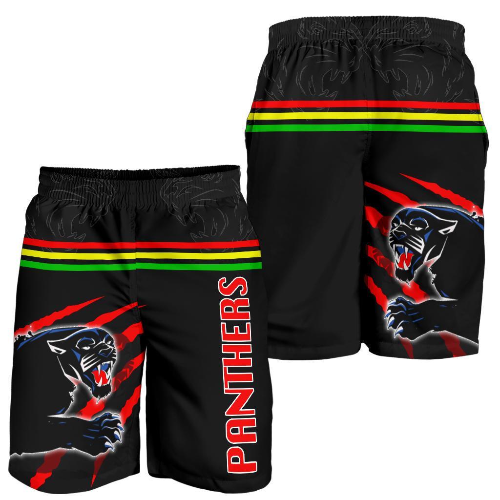 Panthers All Over Print Men's Shorts Claws - Vibe Hoodie Shop