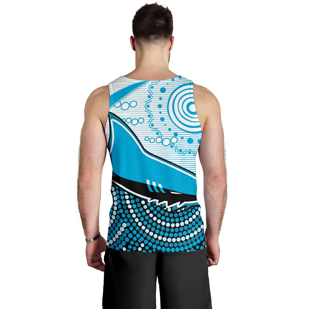 Sharks Men Tank Top Cronulla Indigenous Unique - Vibe Hoodie Shop