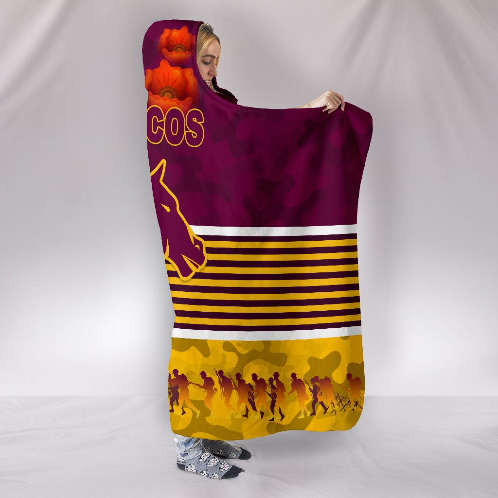 brisbane-broncos-hooded-blanket-anzac-day-simple-style-maroon