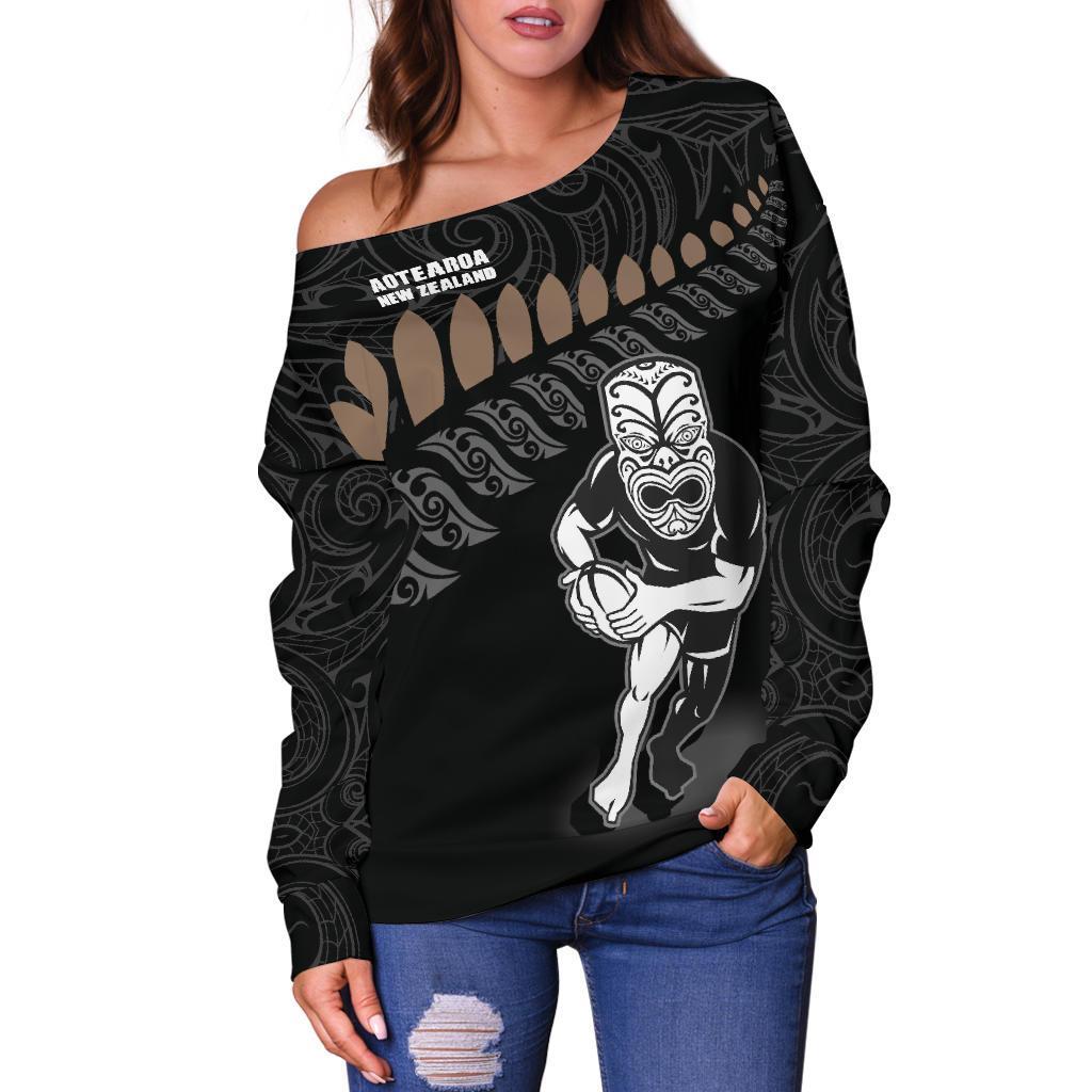 New Zealand Sweater Rugby Warrior - Vibe Hoodie Shop