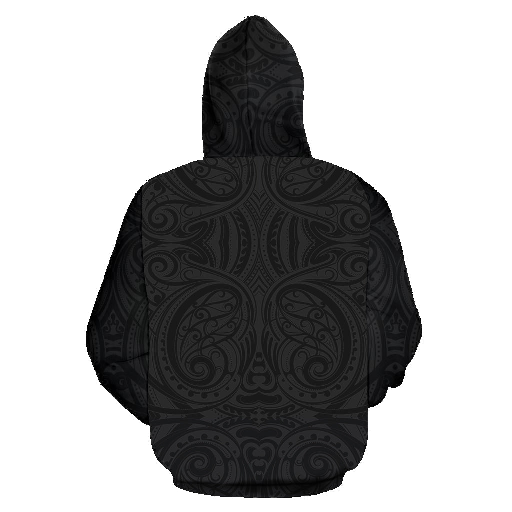 New Zealand Rugby Hoodie Maori Haka Fern LT9 - Vibe Hoodie Shop