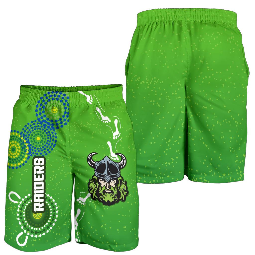 Canberra Raiders Men Shorts Indigenous Country Style - Vibe Hoodie Shop