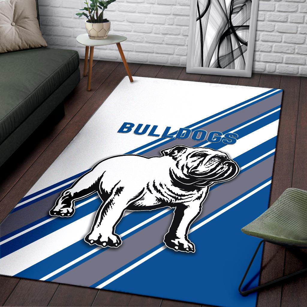 Canterbury - Bankstown Bulldogs Area Rug Simple Style - Vibe Hoodie Shop