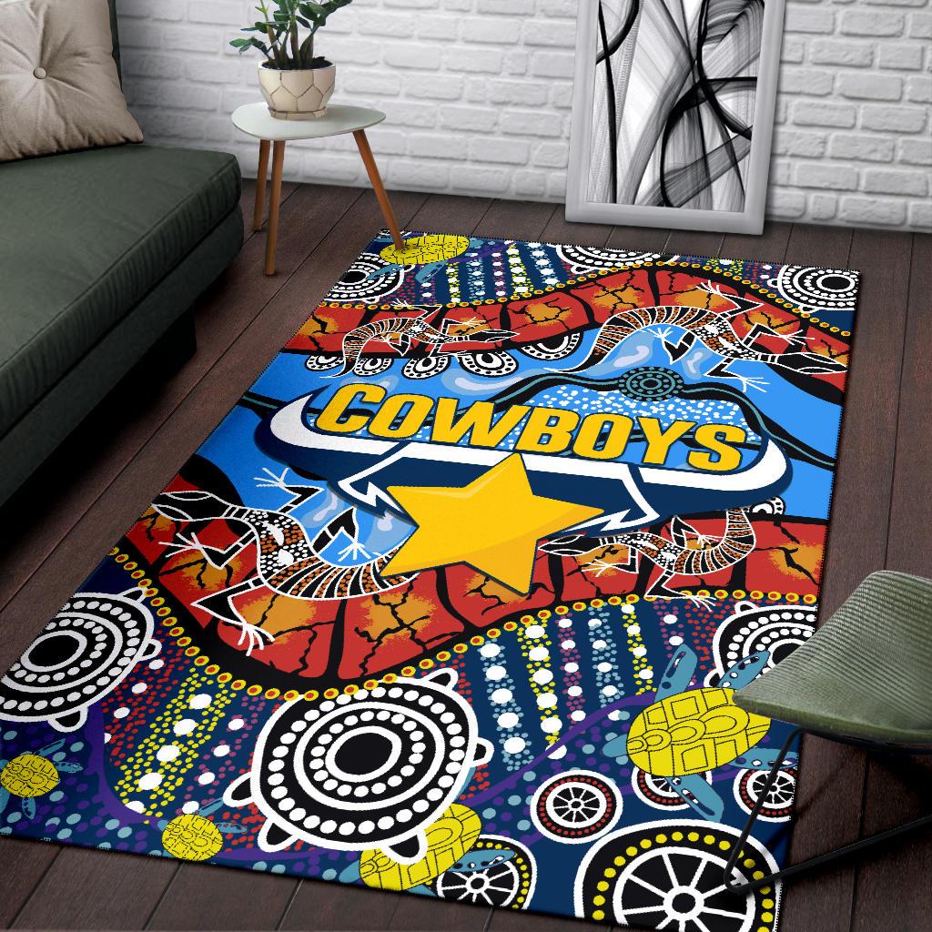 Cowboys Indigenous Area Rug - Vibe Hoodie Shop