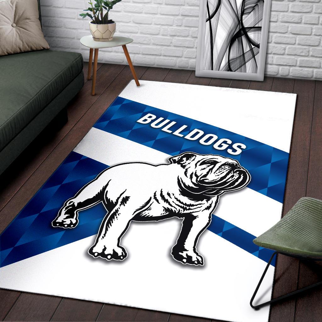 Bulldogs Area Rug Sporty Style - Vibe Hoodie Shop