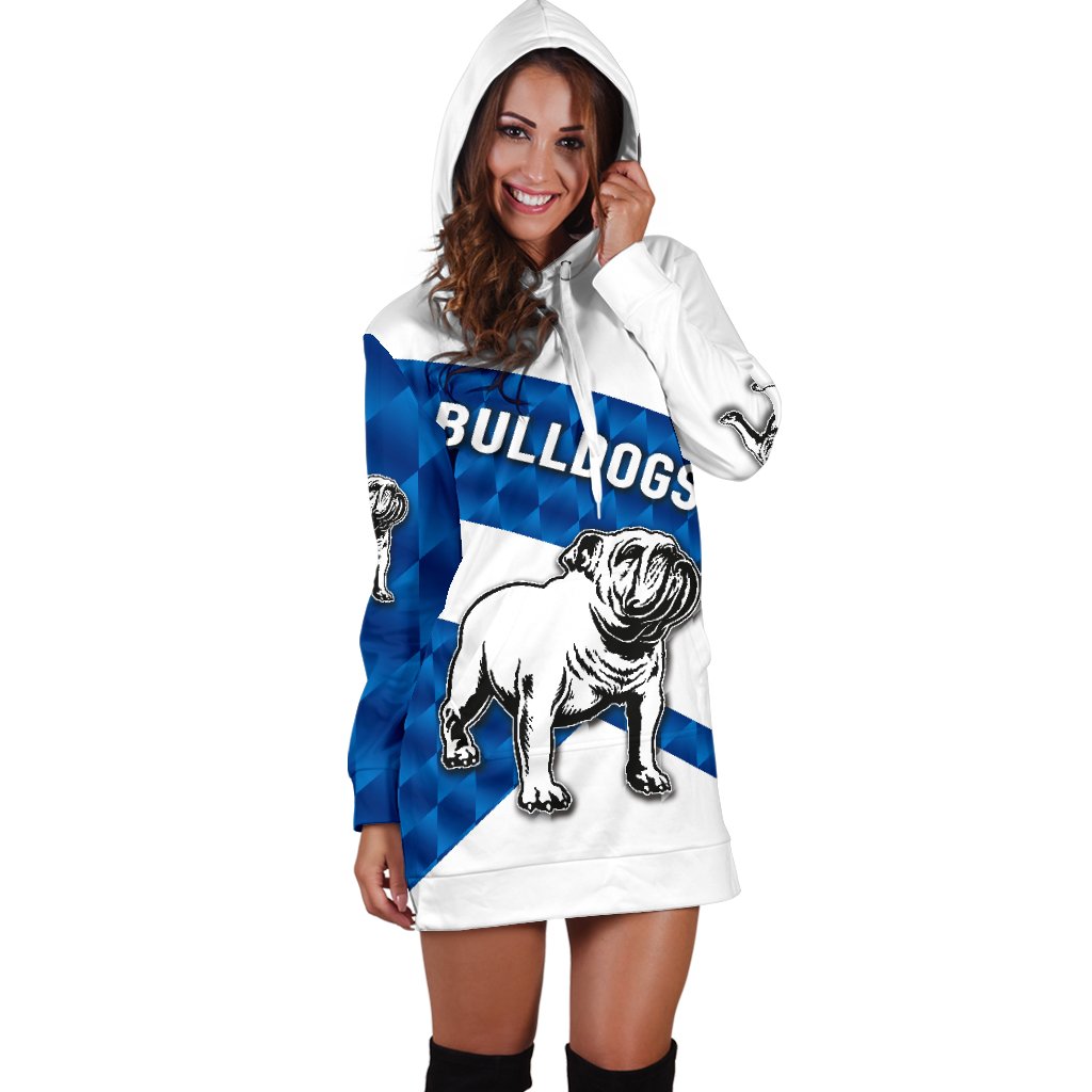 Bulldogs Hoodie Dress Sporty Style - Vibe Hoodie Shop