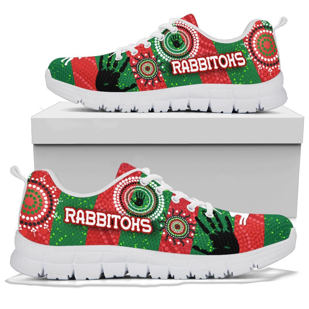 South Sydney Rabbitohs Indigenous Sneakers Country Style No.1 - Vibe Hoodie Shop