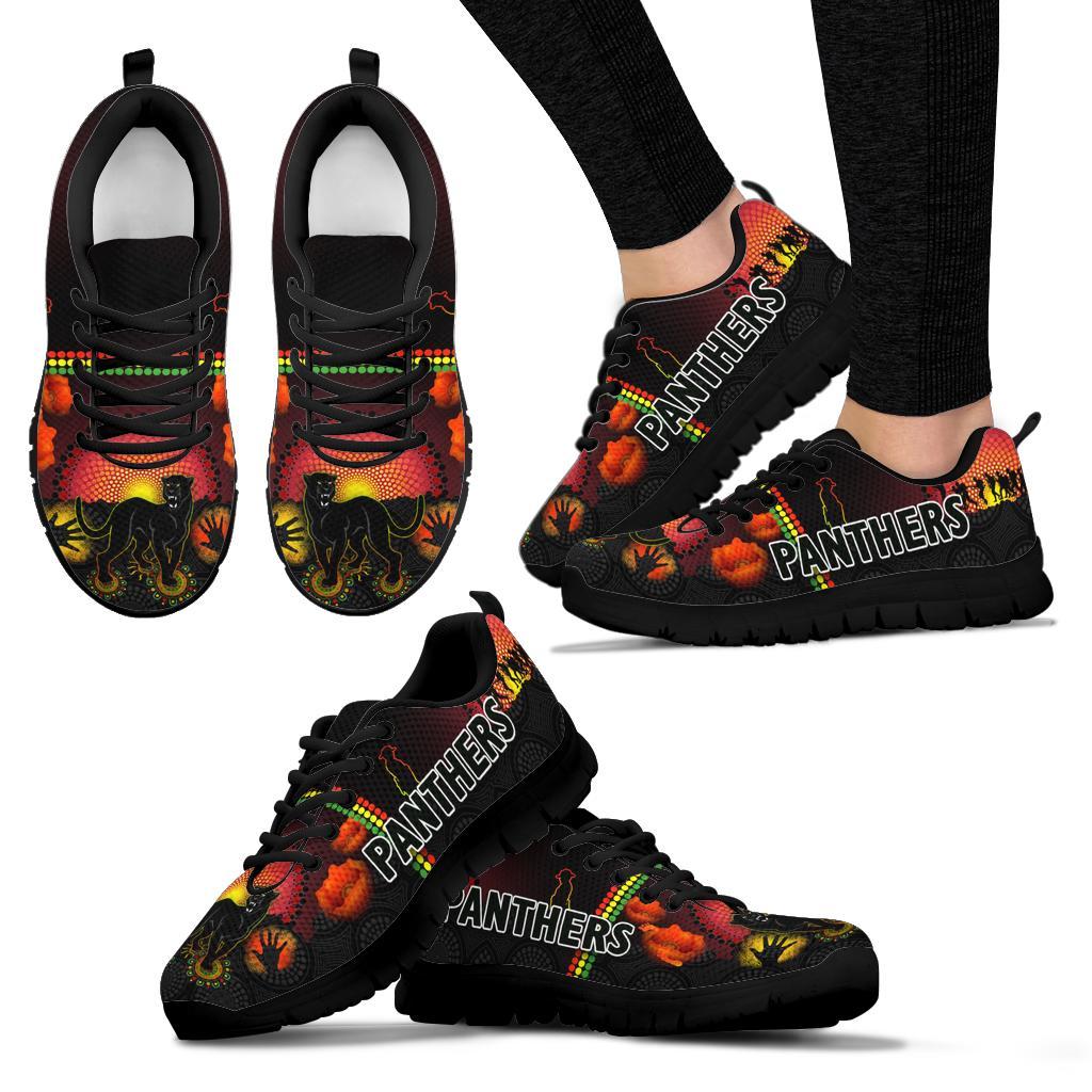 Penrith Sneakers Indigenous Panthers ANZAC Day Lest We Forget - Vibe Hoodie Shop