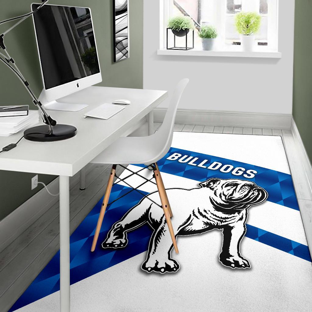 Bulldogs Area Rug Sporty Style - Vibe Hoodie Shop