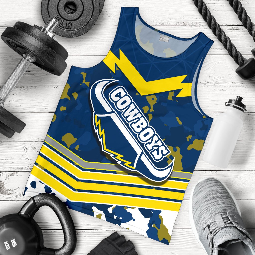Camouflage Cowboys ANZAC Men Tank Top North Queensland - Vibe Hoodie Shop