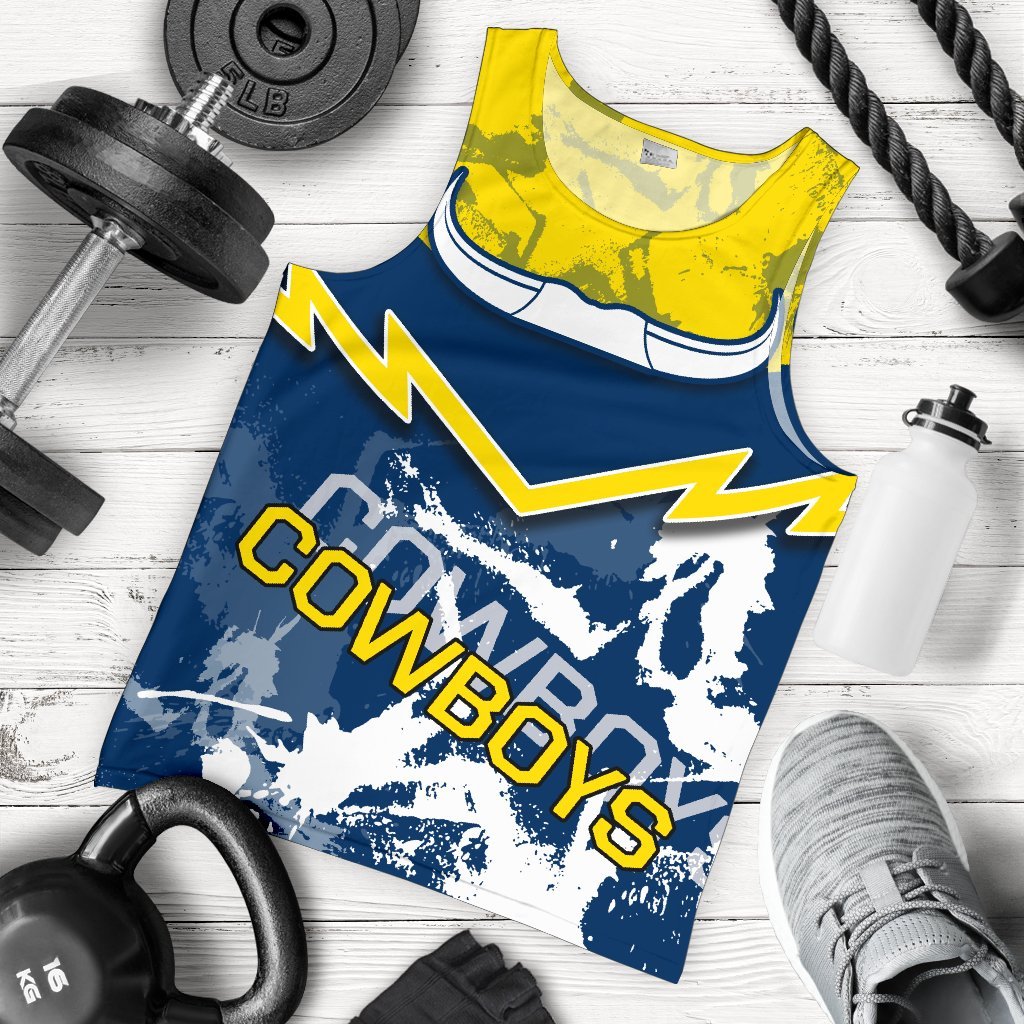 Cowboys Men's Tank Top - Vibe Hoodie Shop