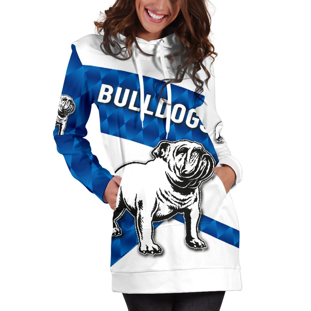 Bulldogs Hoodie Dress Sporty Style - Vibe Hoodie Shop