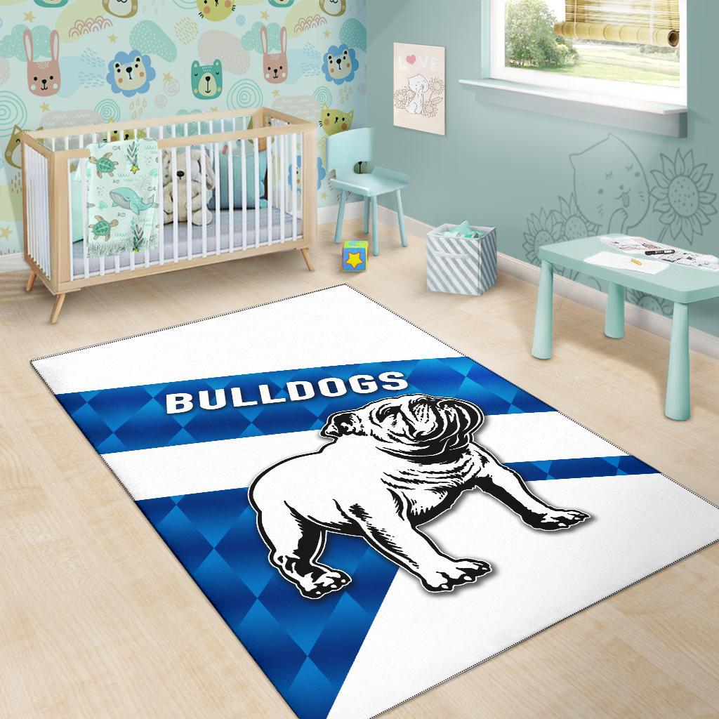 Bulldogs Area Rug Sporty Style - Vibe Hoodie Shop