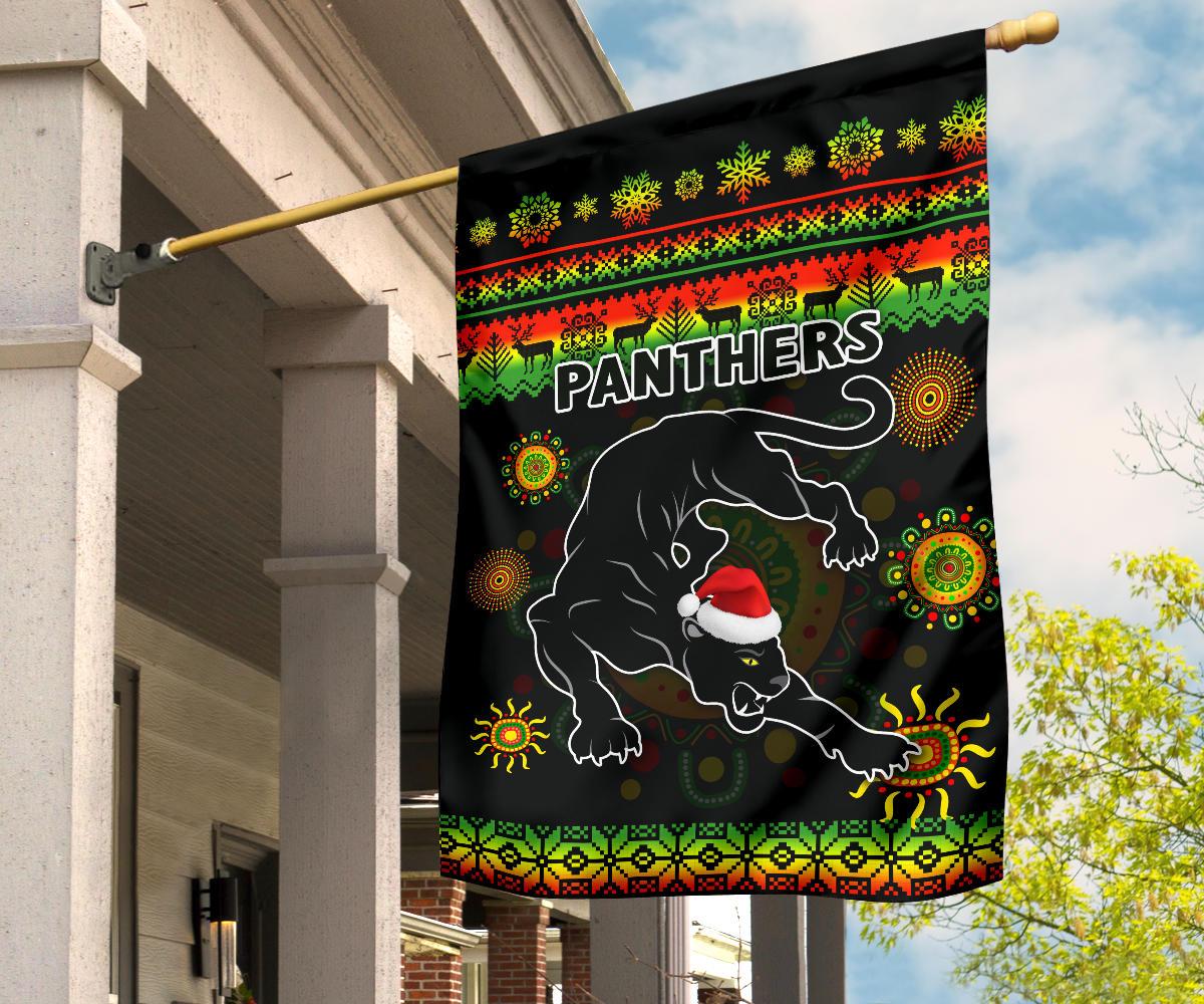 Penrith Panthers Christmas Flag Indigenous - Vibe Hoodie Shop