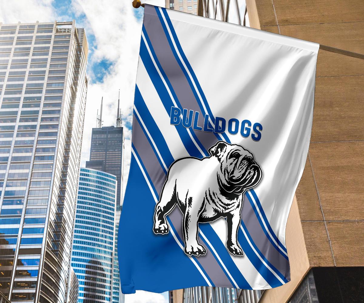 Canterbury - Bankstown Bulldogs Flag Simple Style - Vibe Hoodie Shop