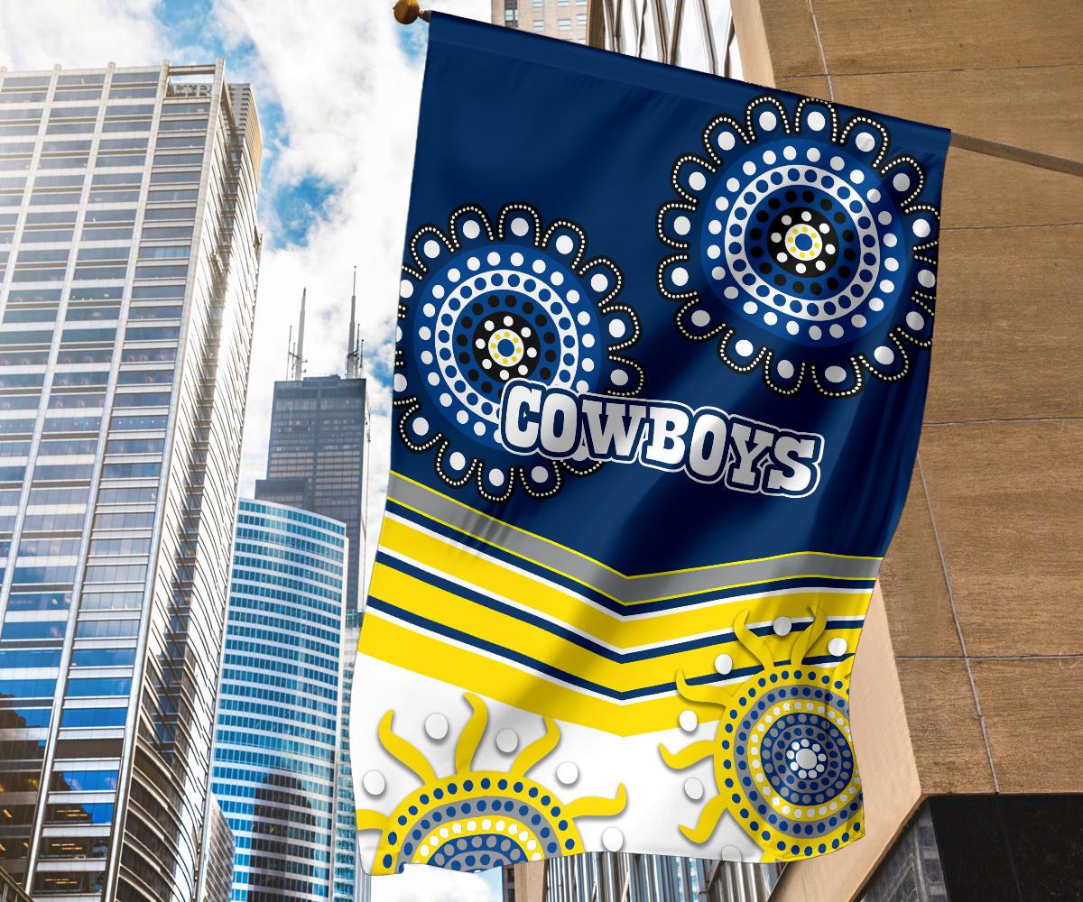 Proud Cowboys Flag Indigenous North Queensland - Vibe Hoodie Shop
