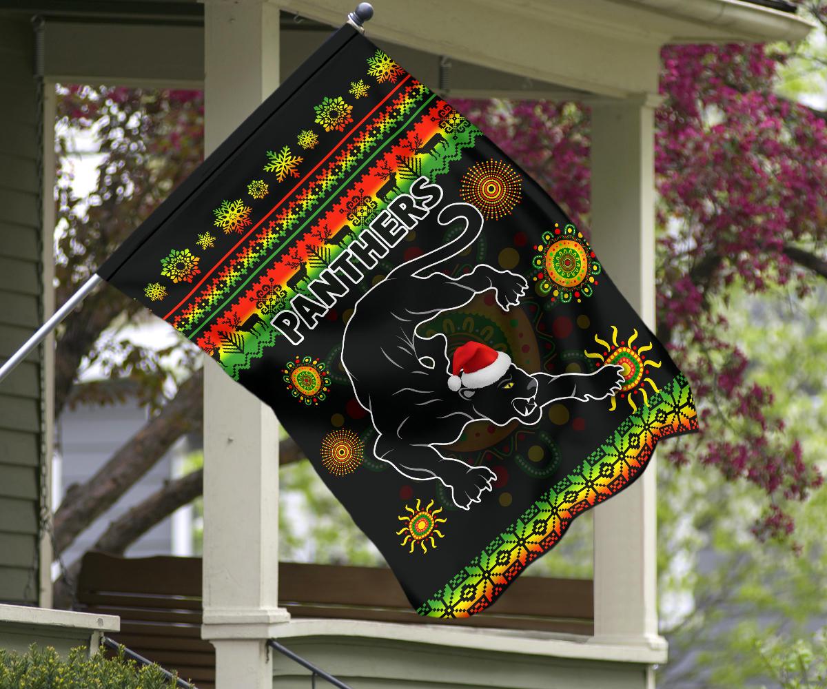 Penrith Panthers Christmas Flag Indigenous - Vibe Hoodie Shop