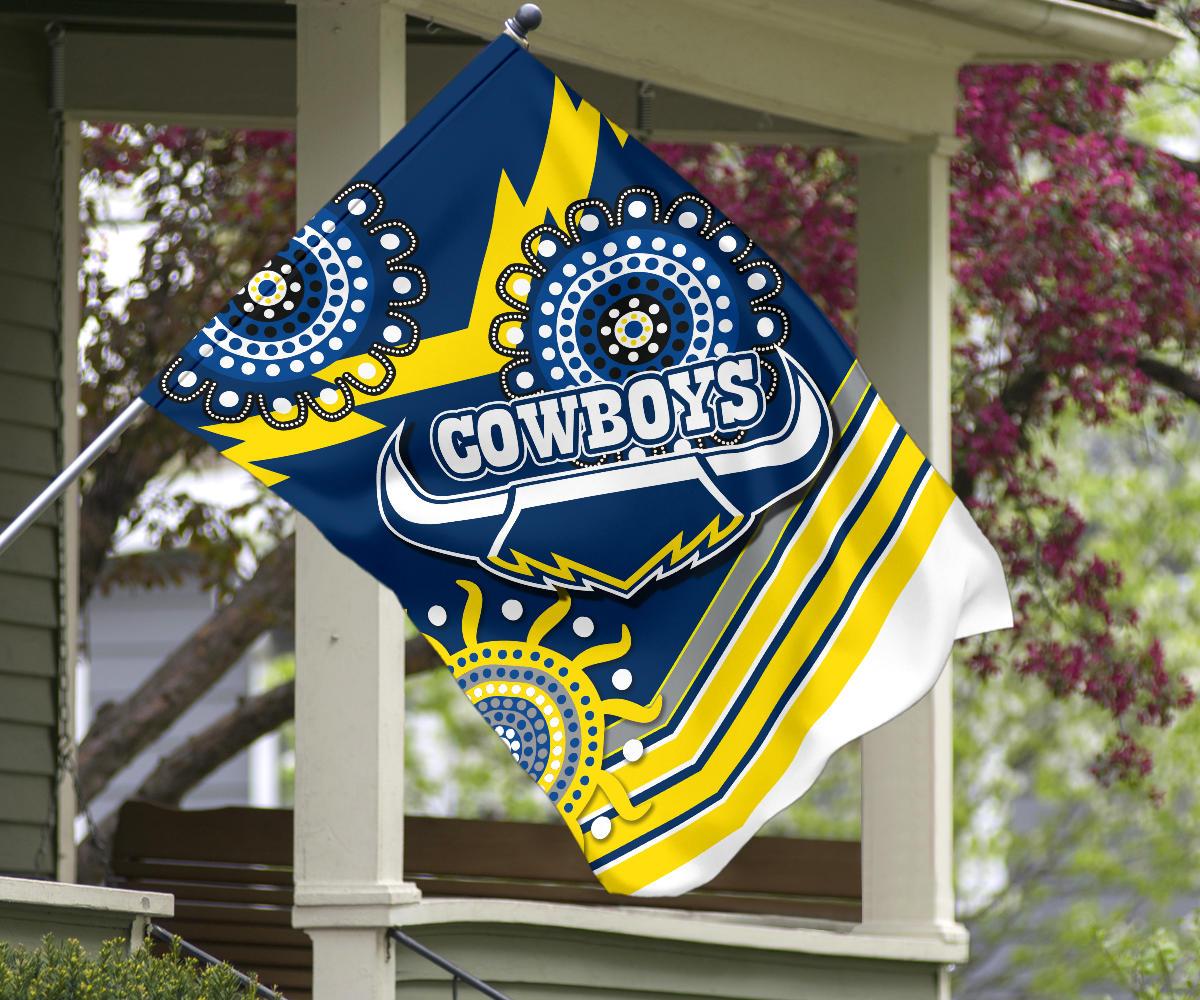 Proud Cowboys Flag Indigenous North Queensland - Vibe Hoodie Shop