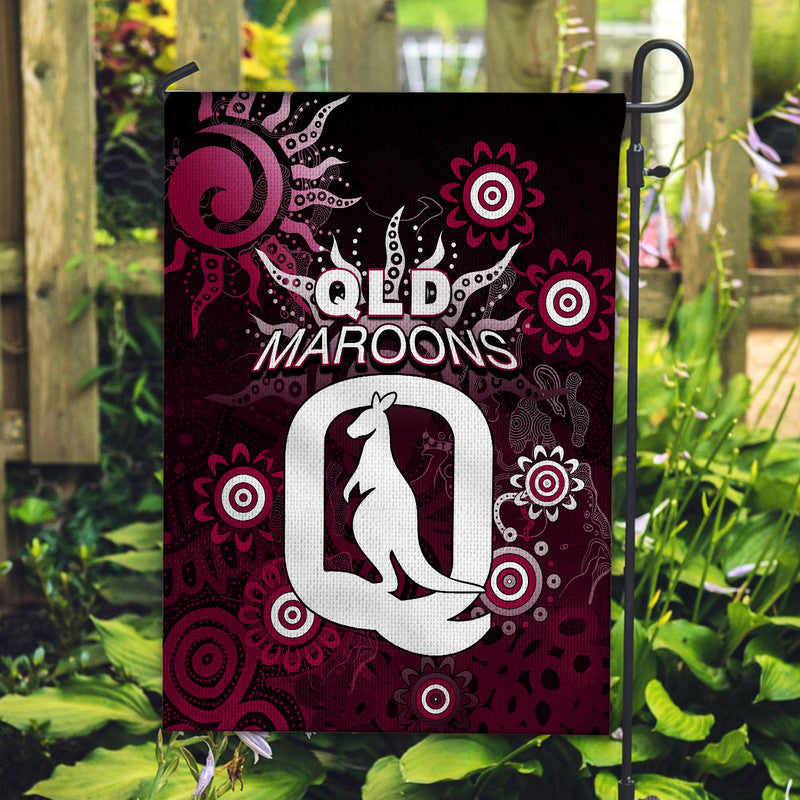 QLD Maroons Flag Aboriginal - Vibe Hoodie Shop