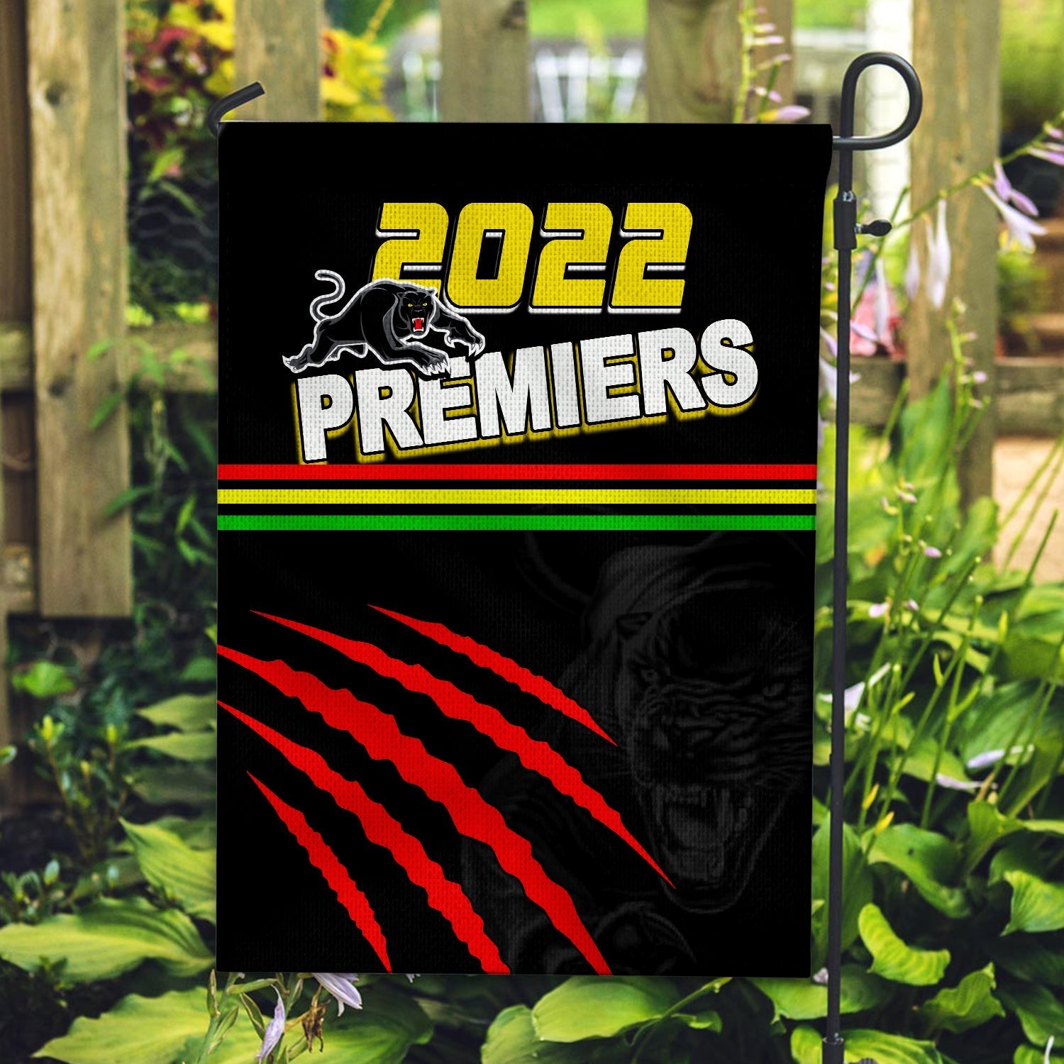 Panthers Rugby Flag Premiers 2022 Black Vibe - Vibe Hoodie Shop