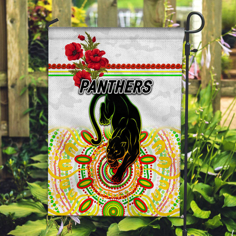 Penrith Panthers ANZAC 2022 Flag Indigenous Vibes - White - Vibe Hoodie Shop