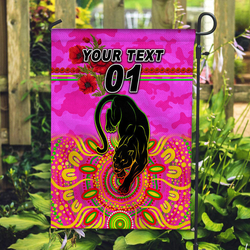 (Custom Personalised) Penrith Panthers ANZAC 2022 Flag Indigenous Vibes - Pink - Vibe Hoodie Shop