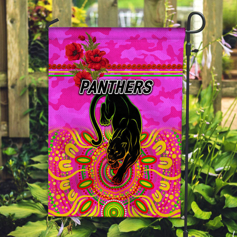 Penrith Panthers ANZAC 2022 Flag Indigenous Vibes - Pink - Vibe Hoodie Shop