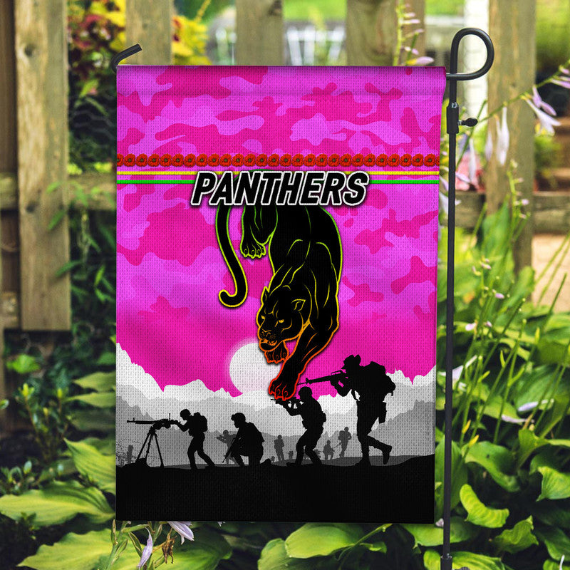Penrith Panthers ANZAC 2022 Flag Simple Style - Pink - Vibe Hoodie Shop